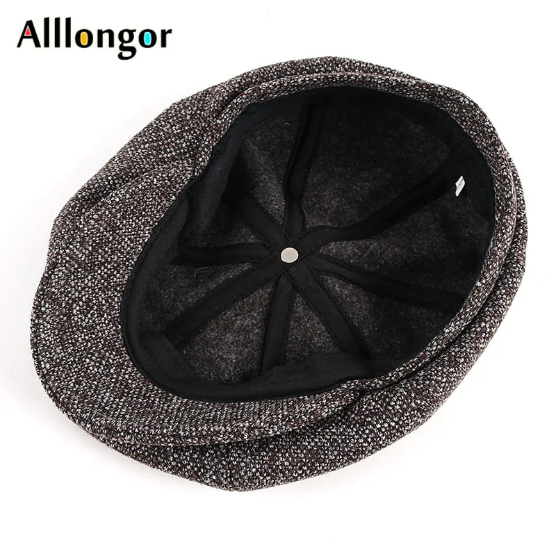 Classic Beret Hat Men Autumn Winter Boina Hombre Men's Newsboy Cap Vintage Octagonal Peaky Blinders Hats Painter Flat Cap casual hat beret hat newsboy cap newsboy hat woolen beret
