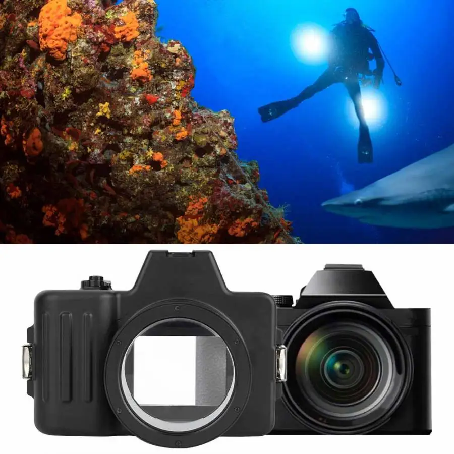 Mcoplus 100M 325ft водонепроницаемый корпус камеры чехол для sony A7 DSLR FE2/28 16/50 1,8/50 18/55 аксессуары для камеры