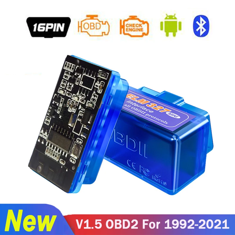 Сканер ELM327 V1.5 OBD2 PIC18F25K80 для двигателя OBD 2 OBDII ELM 327 в 1 5 автомобильный