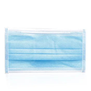 

New 40 Pieces Disposable Blue Three-layer Non-woven Mask, Hypoallergenic Dust-proof and Antibacterial Ear Mask