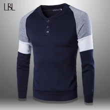 Верхняя одежда Свитер для мужчин Тонкий Поместиться Трикотаж Повседневная пуловер Мужской V-образным вырезом Лоскутная свитер Мужчины Мужской свитер Топы Фитнес Одежда