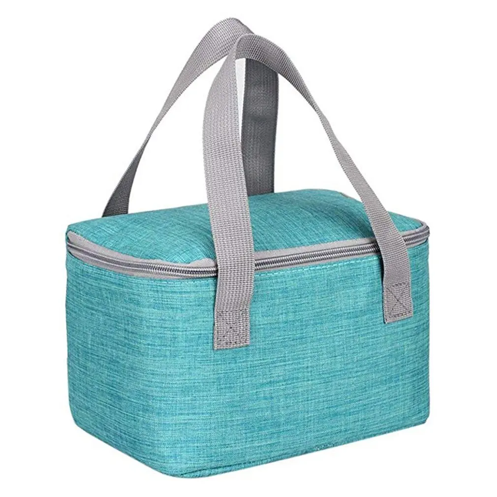 

Portable Lunch Bag New Thermal Insulated Lunch Box Tote Cooler Handbag Bento Pouch Dinner Container School Food Storage Bags