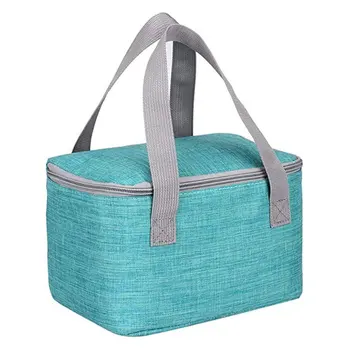 

Portable Lunch Bag New Thermal Insulated Lunch Box Tote Cooler Handbag Bento Pouch Dinner Container School Food Storage Bags