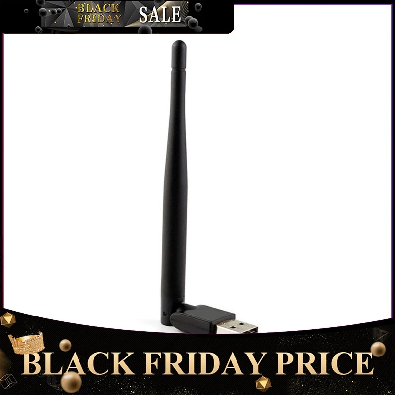 Mini Wireless Wifi 7601 2.4Ghz Adapter For DVB-T2 And DVB-S2 TV BOX WiFI Antenna Network LAN Card R25 | Компьютеры и офис
