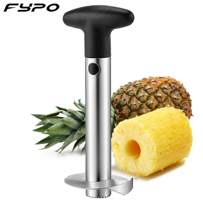 Fypo Stainless Steel Pineapple Cutter Fruit Peeler Corer For Pineapple