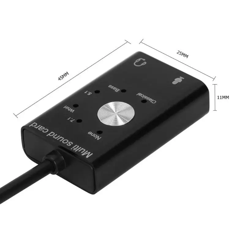 USB-C саундкарта USB 2,0 аудио интерфейс внешний адаптер для ноутбука PS4 гарнитура Поддержка win 2000/2003/XP/Vista