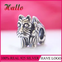 Ювелирное изделие plata 925 серебро Скотти бусина-Шарм для браслетов браслеты breloque prata 925 ювелирные изделия