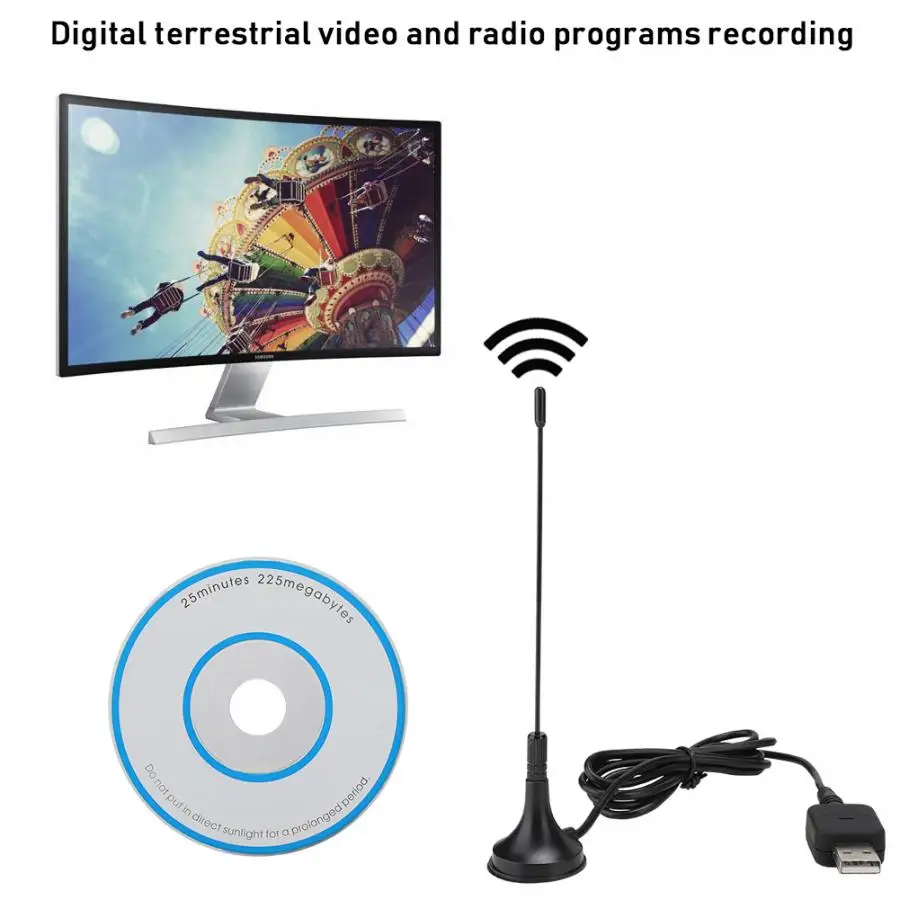 Smart tv Mini USB DVB-T USB 2,0 usb-модем для ТВ WLB цифровая видеозапись для microsoft Windows XP/2000/vista/7