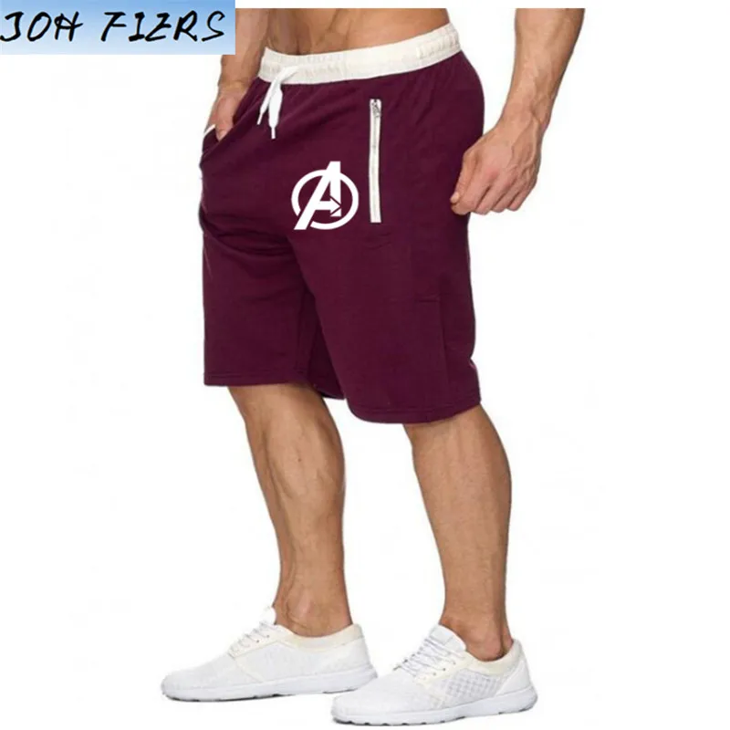 as shown the picture NEW Summer Brand Mens Jogger Sporting Thin Shorts Men Black Bodybuilding Short Pants Male Fitness Gyms Shorts for workout - Color: as shown the picture