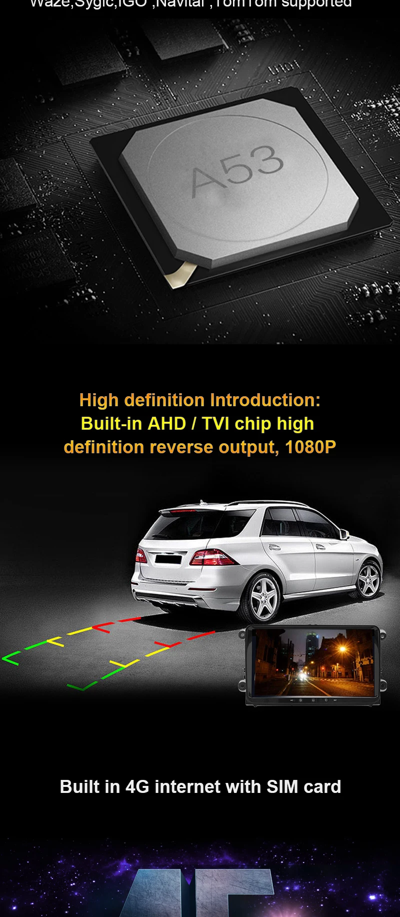 Best Car Multimedia player 2 Din Android 8.1 Car DVD For Volkswagen Tiguan 2012-2015 10.1" 4G/64G touch screen car Radio GPS 11