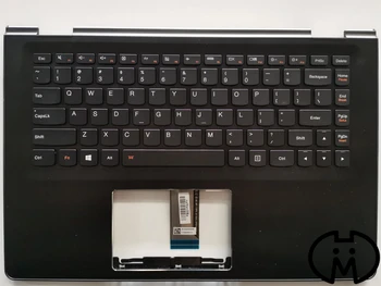 

High quality 5CB0J34044 for Lenovo Flex 3-1470 YOGA 500-14ISK Laptop keyboard plamrest assmebly US Layout with backlit tested