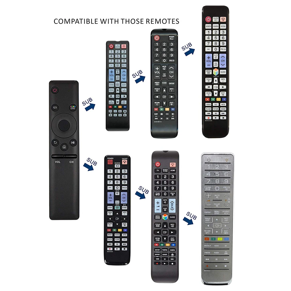Сменный умный пульт дистанционного управления для Samsung HD 4K Smart Tv TM1640 смарт ТВ
