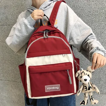 

Nylon Waterproof Student Backpack Cute Laptop Women School Bag Girl Book Kawaii Backpack Harajuku Female Bag Barnd Luxury Ladies