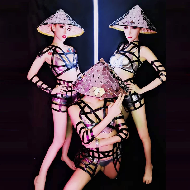 

Bar disco costumes new sexy woman lead dance costume nightclub dj female singer costume personality stage performance costume