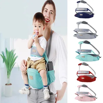 

2-in-1 Multifunctional Baby-bearing Artifact Baby Waist Stool Kangaroo Baby Carrier Safe Comfort Breath Soft Baby Accessories