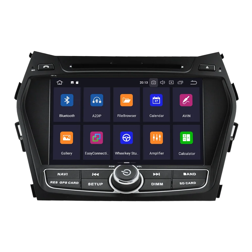 PX6 4+ 64 Android 9,0 автомобильный мультимедийный плеер для hyundai IX45 Santa fe 2013- Автомагнитола стерео navi автомобильный dvd-плеер gps головное устройство