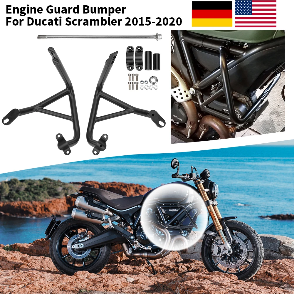 Motorrad Crash Bar Motor Schutz Stossstange Fallen Protector Fur Ducati Scrambler 800 Ds Vollgas Icon 15 Sixty2 19 Covers Ornamental Mouldings Aliexpress
