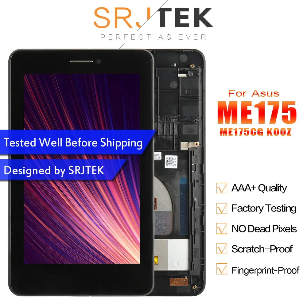 Оригинальные детали для Asus MeMO Pad HD7 ME175CG ME175 K00Z ЖК дисплей матричный сенсорный