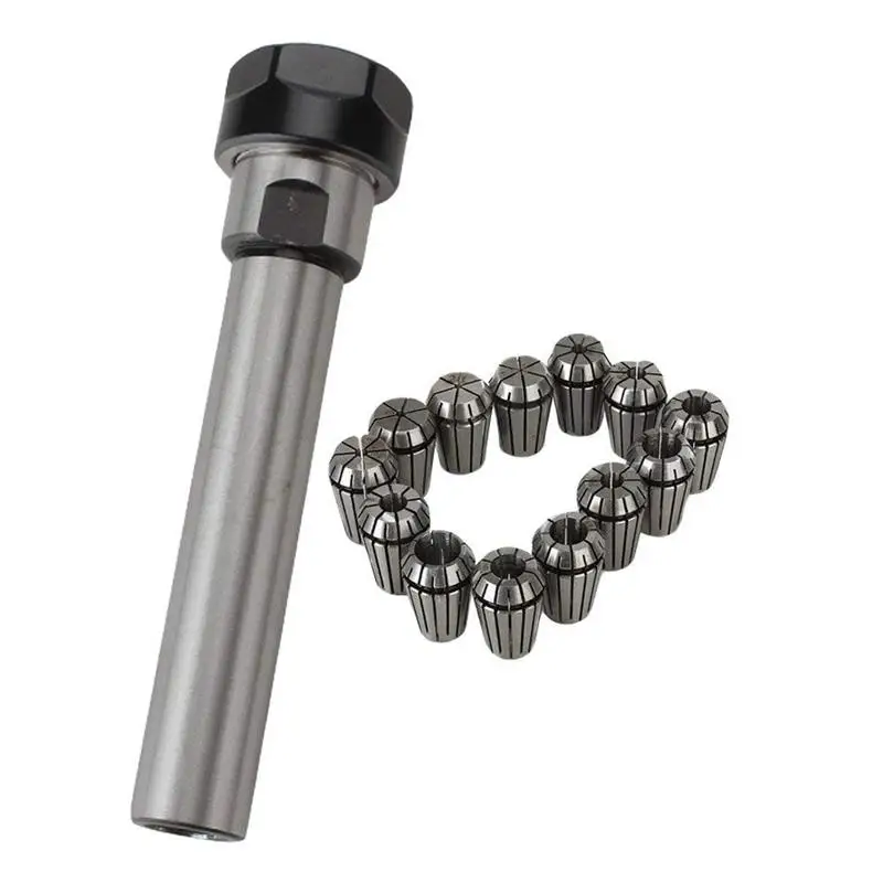 

Spring Collet Chucks Tool CNC C20-ER20A-100L Straight Shank Chuck Spring Collets for Drilling Milling Pack of Engraving Machine