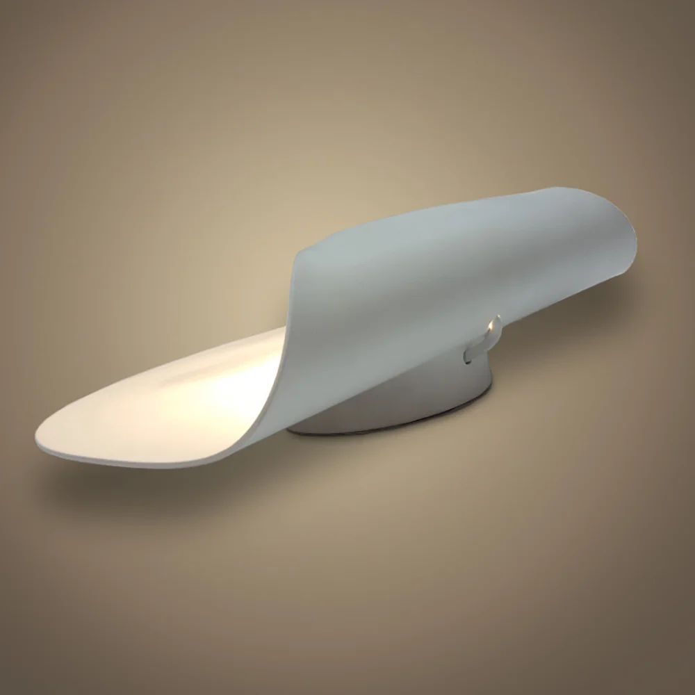 SANDIY Wall Lamp White Creative Light Modern Simple Fashion Personality Minimalist Bedroom Bedside Corridor Living Room Sconce