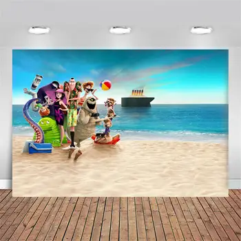

Blue Sea Summer Beach Party Baby Shower Baby Things Photo Backdrop Photo Background Backdrop Backgrounds for Photo Studio Vinyl