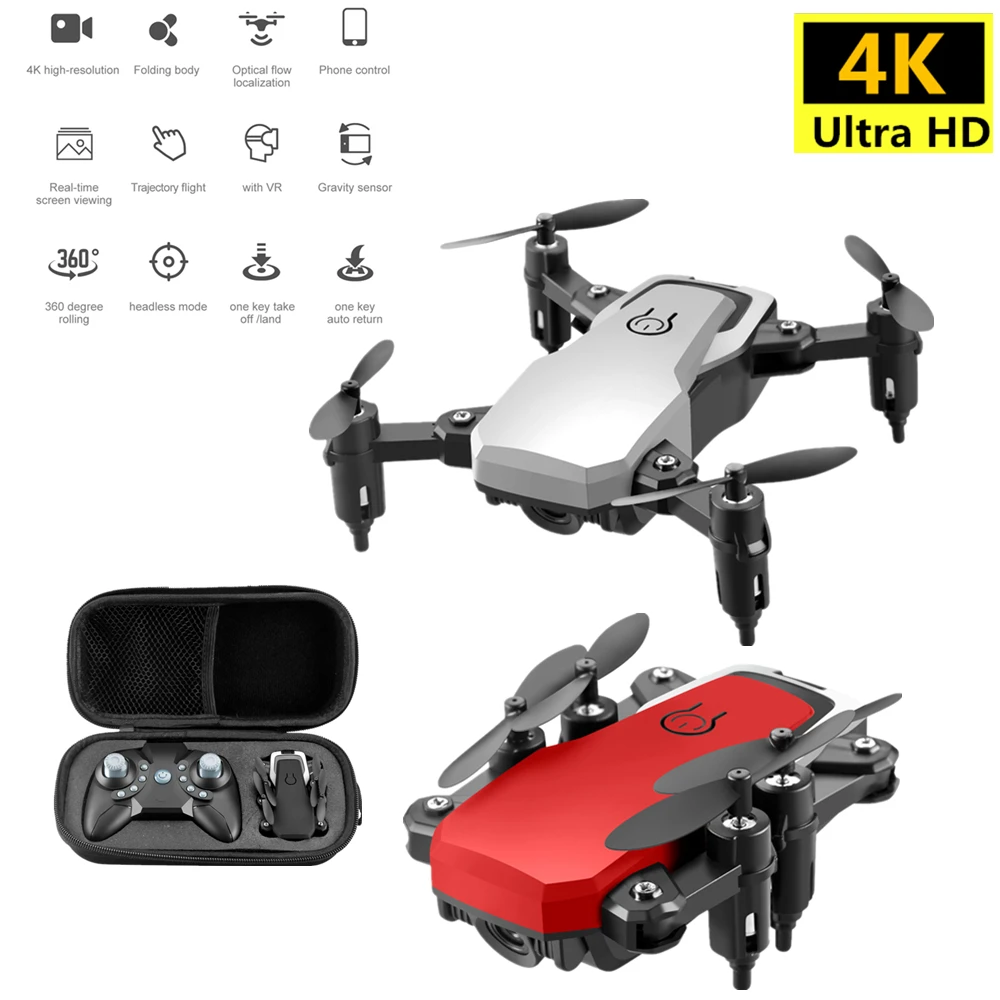 Новый мини-Дрон с камерой 4K HD складные Дроны одним ключом возврат FPV Квадрокоптер