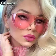 Негабаритный Океанский светильник, цветные солнцезащитные очки для мужчин и женщин, модные винтажные очки UV400 47039