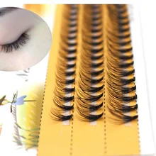 Натуральный стиль 60 пряди 20D ресницы для наращивания норковые полосы ресницы Индивидуальные ресницы