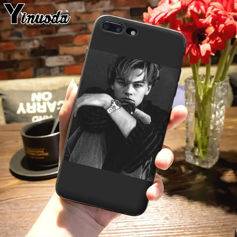 Yinuoda Leonardo DiCaprio young Super Star Топ детальный чехол для телефона для iPhone 7plus 6S 7 8 8Plus X xs max xr 5S 11pro чехол