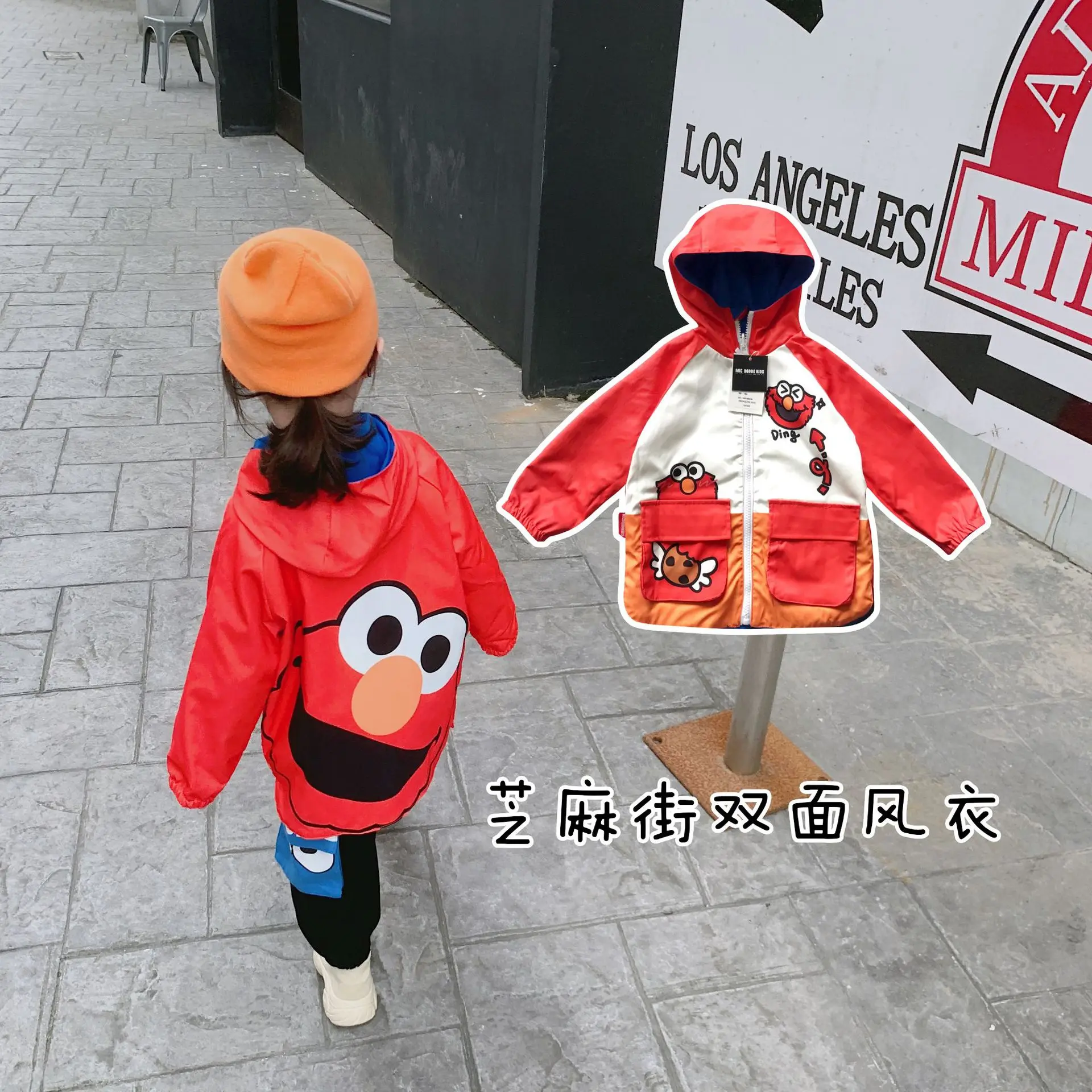Tonytaobaby/осенне-зимняя одежда новая детская одежда Двустороннее пальто с героями мультфильмов, куртка для мальчиков Детское пальто