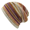 LOVINGSHA Autumn Winter Striped Design Thin Skullies Beanies Women Hats For Men Fashion Feminino Multifunction Scarf BHT109 2