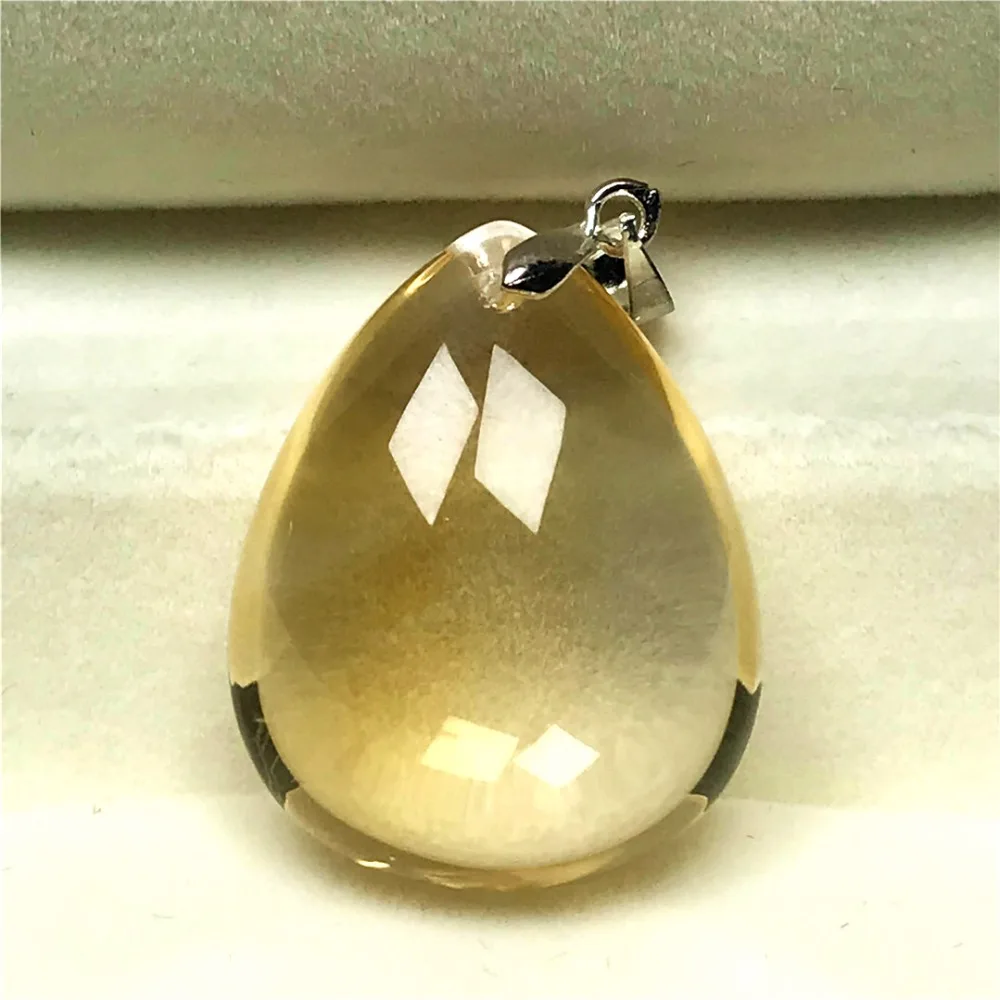 Yellow Citrine Pendant (14)