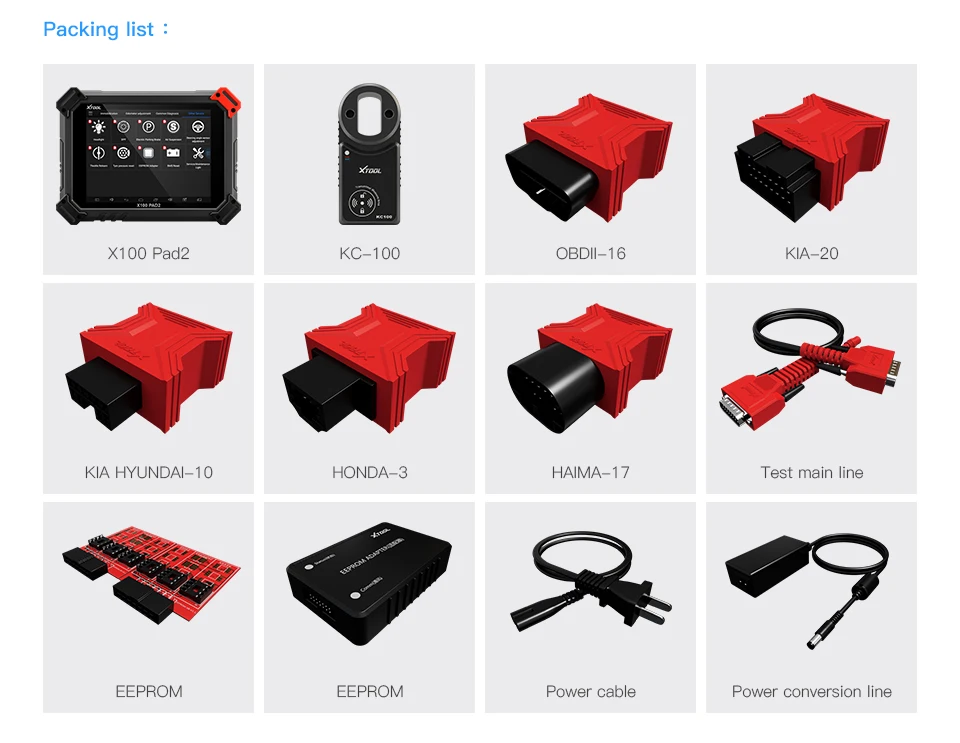 XTOOL X100 PAD2 X100 PAD2 PRO ключ программист автоматический диагностический сканер инструмент OBD2 Диагностика двигателя для VW 4th и 5th IMMO ECU DPF