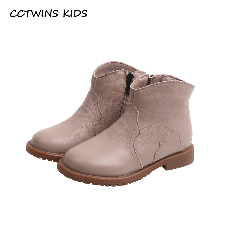 CCTWINS/детская обувь; коллекция года; зимняя модная обувь из натуральной кожи для девочек; детская повседневная обувь принцессы; короткие ботинки для ботиночки для малышей; FB1796
