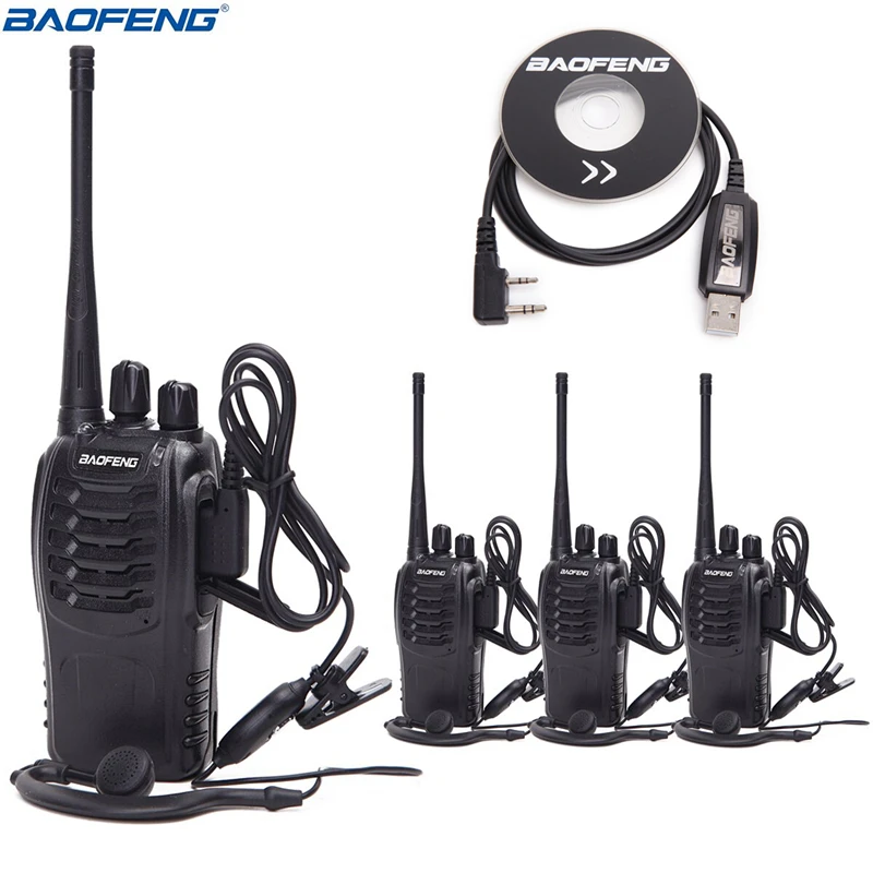 Портативная рация Baofeng BF 888S MINI Walkie Talkie Transceiver UHF Intercom BF888S CB двусторонняя радиосвязь