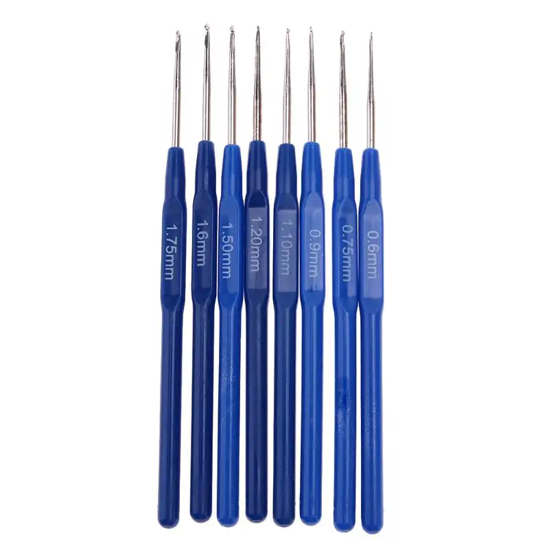 100pcs Aluminum Crochet Hook Knitting Needles Sewing Tools Set Sweater Knit Weave Craft Sewing Needle Set Kit Gauge Scissors Pin