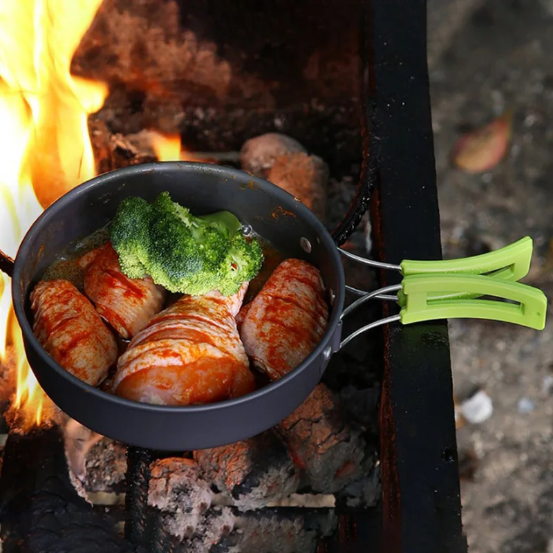 Открытый 10 шт. Кемпинг кухонная посуда портативное кухонное оборудование