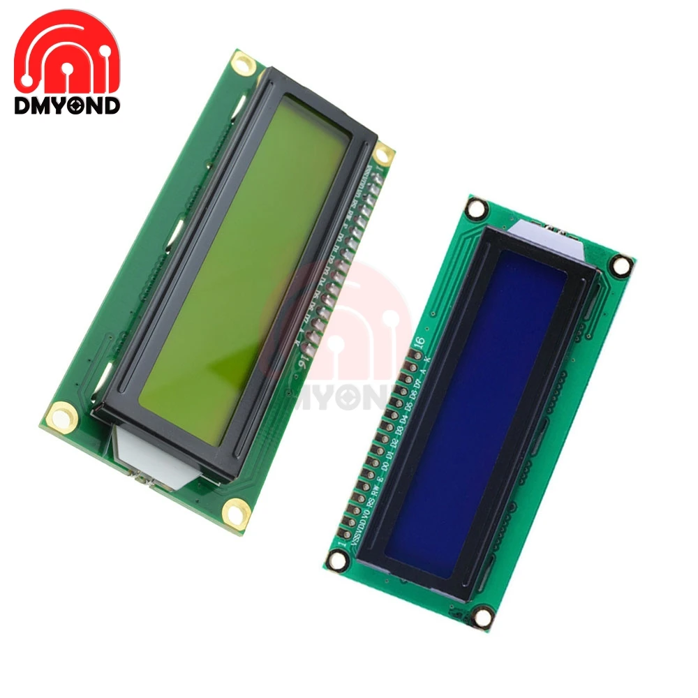 

LCD Display LCD1602 Module Yellow Blue Screen 1602 For Arduino I2c LCD Display Module HD44780 16x2 IIC Character 5V lcd Module