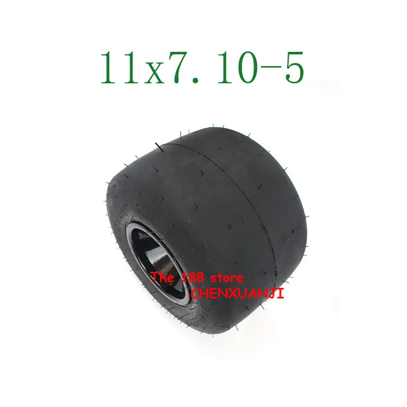 Горячая Высококачественная шина шины для Go Kart 11x7. 10-5 бескамерных tirefor Go Kart Нобби Скутер ATV шина и камера