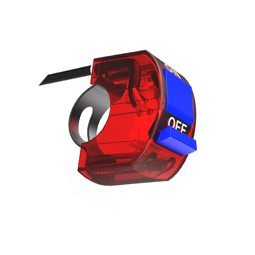 1pcs red switch Светодиодный светильник на голову для мотоцикла, скутер, ATV, фара двигателя, точечный светильник, 12 В, светодиодный, 6500 К, мотоциклетный точечный головной светильник, Рабочая лампа, DRL лампы, 24 В - Цвет: 1pcs red switch
