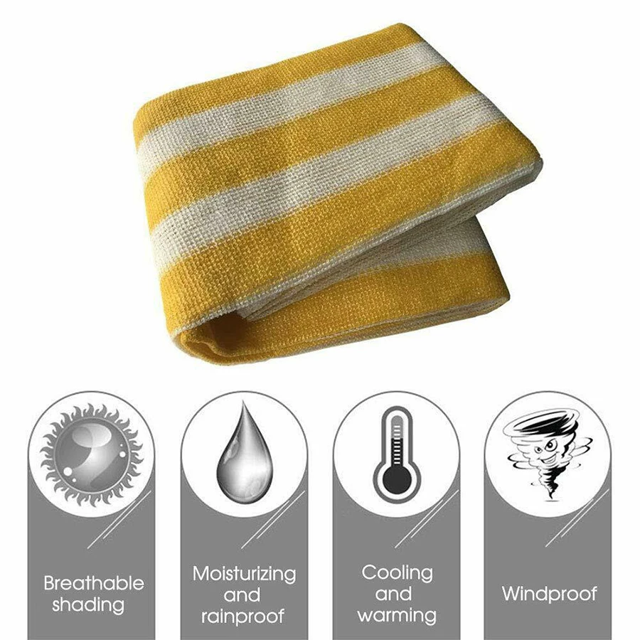 

Balcony Privacy Screen with Grommets Fence Deck Shade Sail Yard Cover UV Sunblock Wind Child Safe Protection Summer Supply