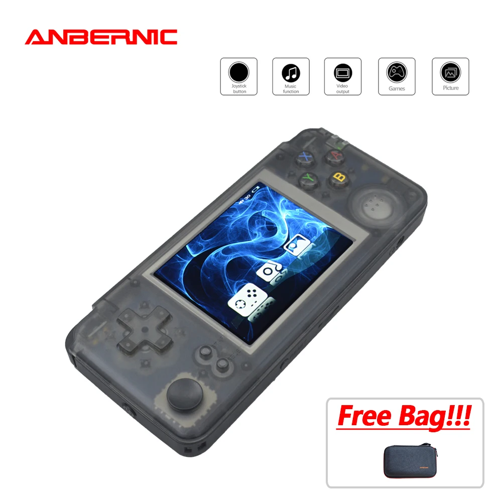 ANBERNIC RS97 Ретро игровая видео игра встроенный 3000 игр тренажеры 64 бит RS 97