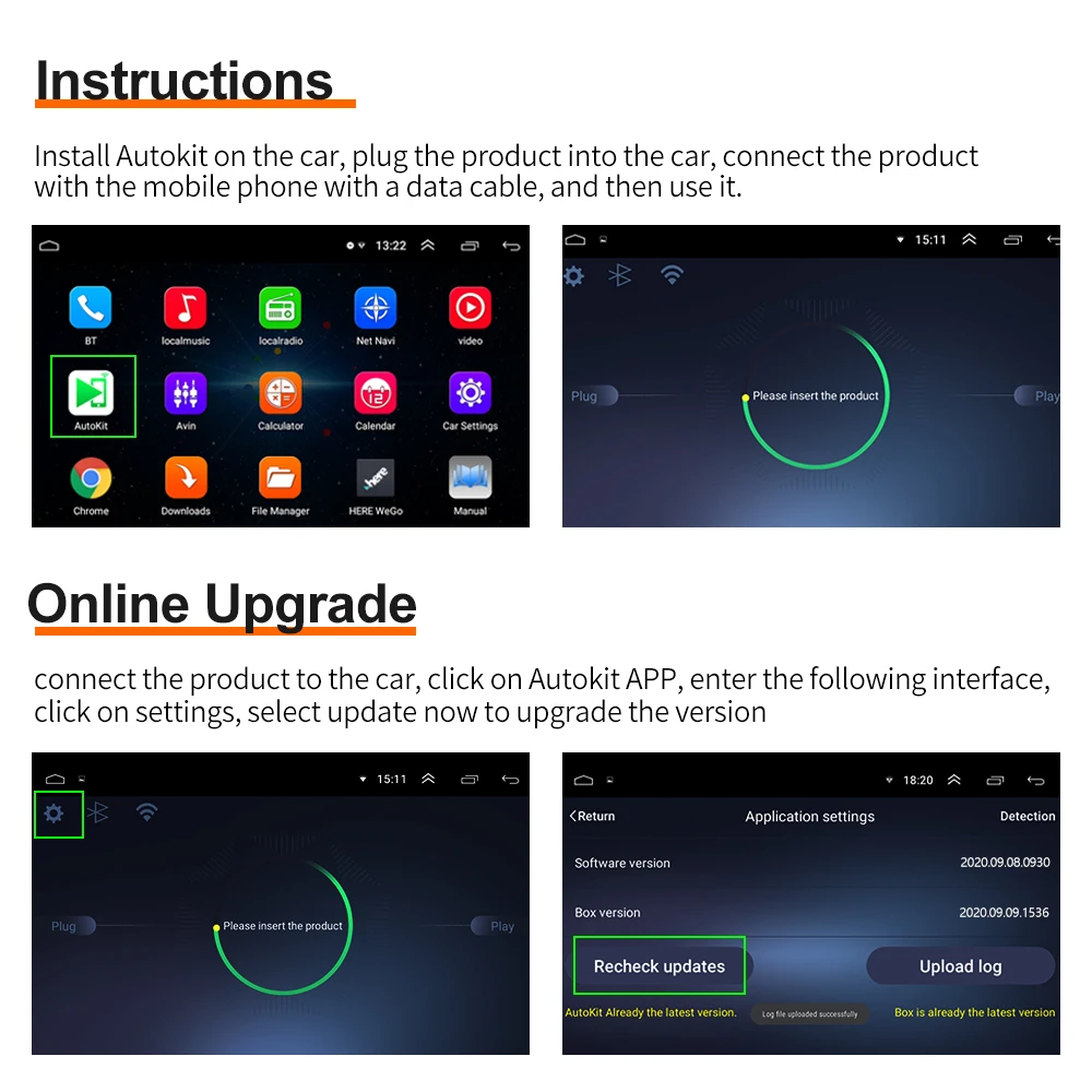 Carlinkit беспроводной Apple CarPlay Dongle Android авто для Android автомобильный радиоприемник Netflix AirPlay Autokit карта Музыка USB Smart Link (art.: 7a4a088ae) - 7a4a088ae