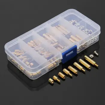 

2020 New 120 boxed M3 stainless steel screw nut brass spacer combination