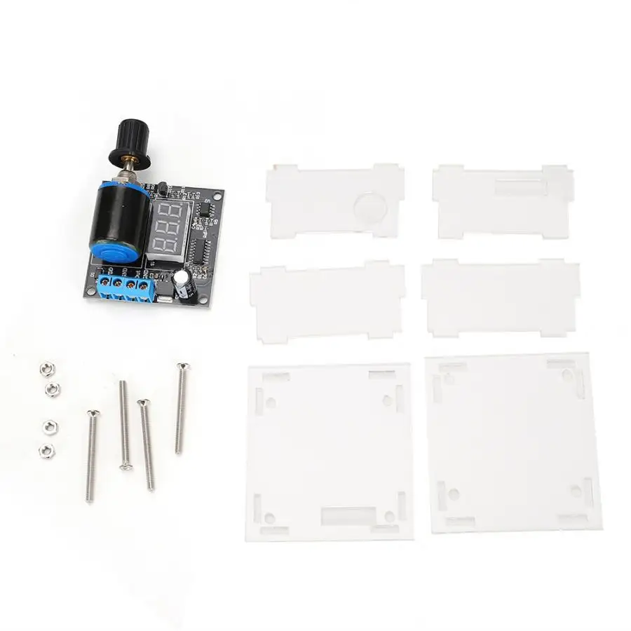 speaker cable connector 12V 24V 4-20mA Adjustable Digital Current Signal Generator Module+Transparent Acrylic Case speaker hot