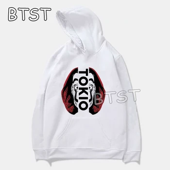 

Funny Clothing La Casa De Papel Men Hoodies Sweatshirts Casual Polyester Mens Hoodies Hip Hop Coat Men Punk Japanese Streetwear