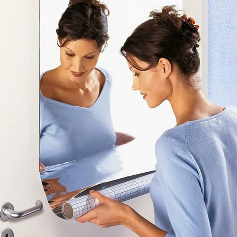 Водонепроницаемый домашний тамбур для ванной комнаты, декоративное зеркало, настенная наклейка, украшение для дома