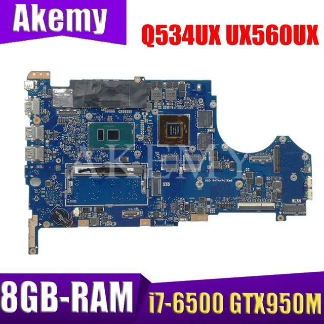 $US $283.51  For ASUS UX560U UX560UQK UX560UQ UX560UX Q534U Q534UX Q534UQ Laptop mainboard Motherboard i7-6500 C