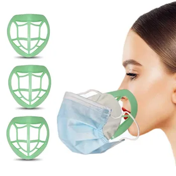 

Food Grade Silicone Mask Holder Increases Breathing Space To Help Breathe Smoothly Holder Hollow Respirato Valve PP mascarillas