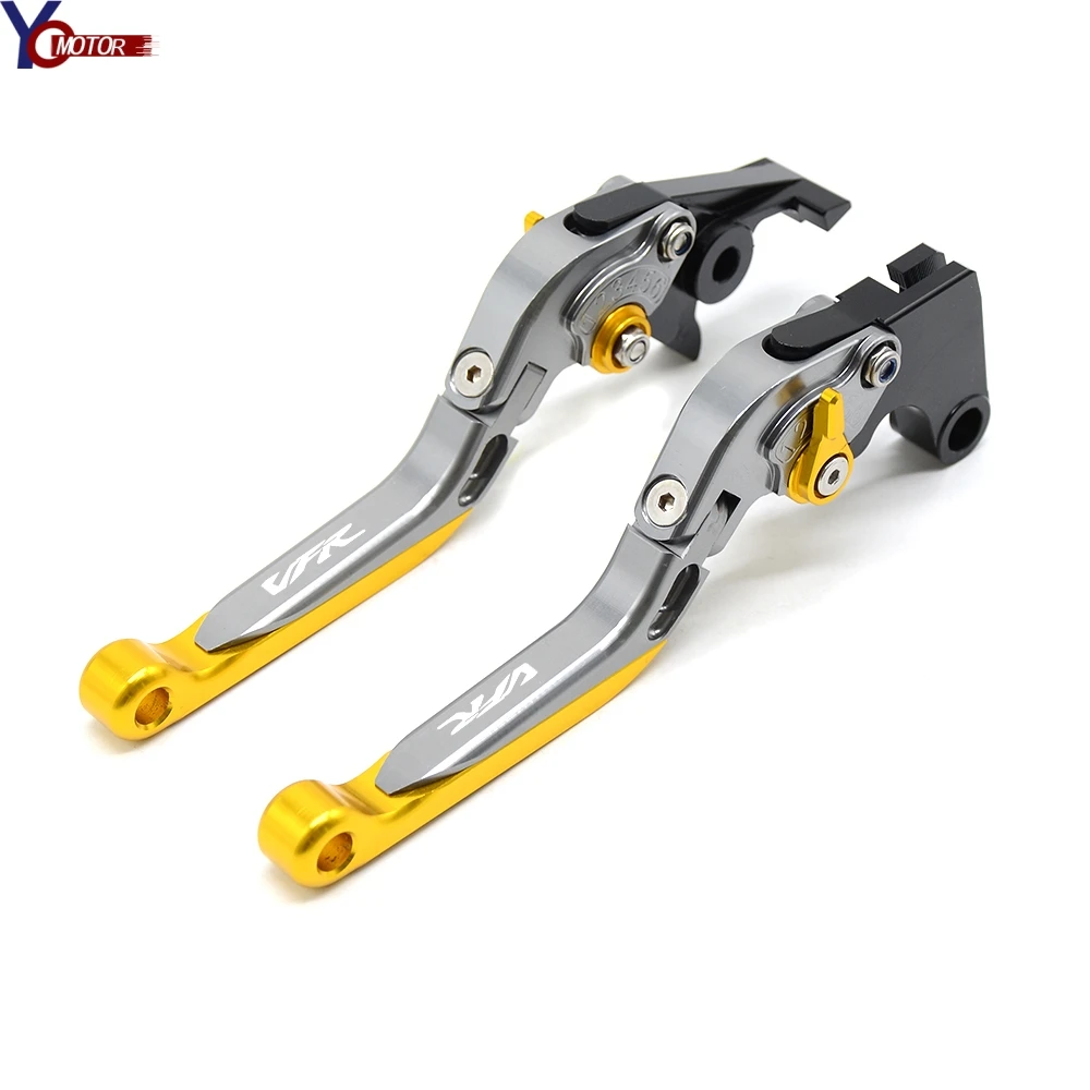Модифицированные тормозные рычаги сцепления мотоцикла для Honda VFR800 VFR 800 VFR-800 VFR800F VFR750 VFR 750 VFR-750 аксессуары для мотоциклов - Цвет: GLGYGYGL